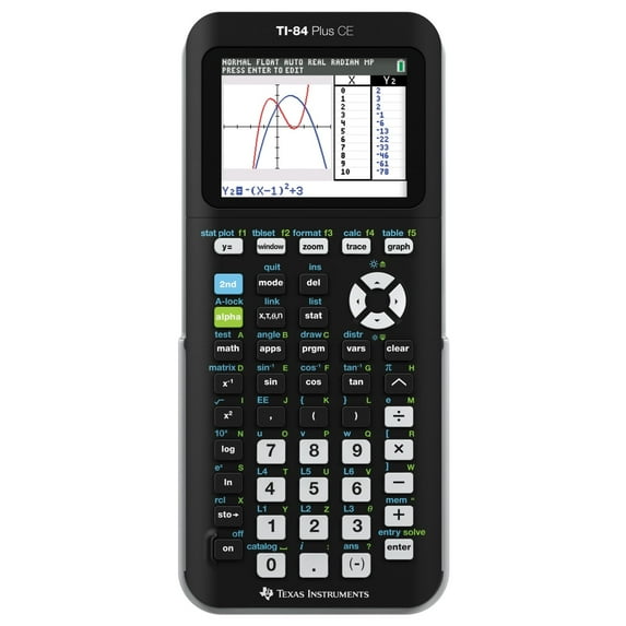Texas Instruments TI-84 Plus CE Graphing Calculator, Matte Black
