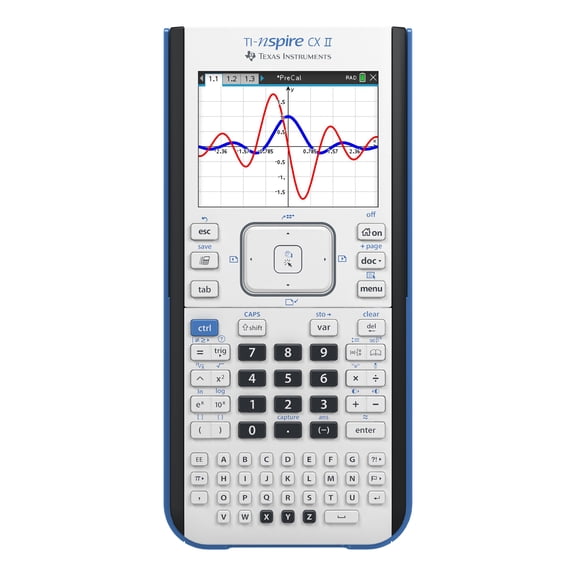 Texas Instruments TI-Nspire Interest Rate Conversions, Graphing calculator with Rechargeable Battery, Protective Case, USB Cable, Student Software License, White, 1 Pack