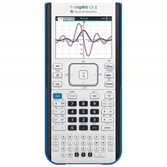 Texas Instruments TI-Nspire CX II Premium Teacher Software Graphing Calculator, White