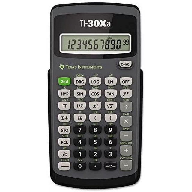 Texas Instruments TI30XA TI30Xa Scientific Calculator, 10Digit LCD