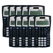 Texas Instruments TI30XIIS Scientific Calculator 30XIISBKAN 10-Pack TI-30XIIS Scientific Calculator-Black
