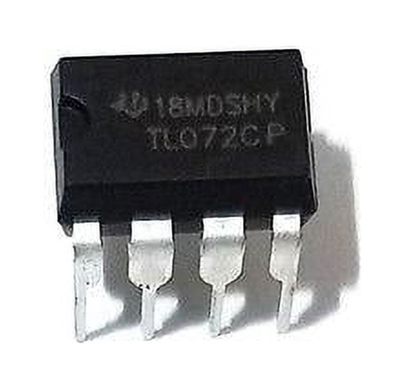 Texas Instruments TL072CP TL072 Low Noise JFET Dual Op-Amp DIP-8 (Pack of  10)