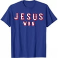 thumbnail image 1 of Texas Jesus Won T-Shirt Unisex S-5XL Hot Trending Shirt, Vintage Birthday Gift, 1 of 3