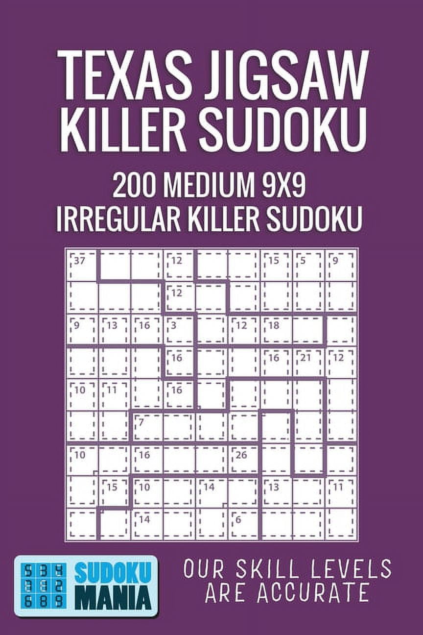 Texas Jigsaw Killer Sudoku 200 Medium 9x9 Irregular Killer Sudoku