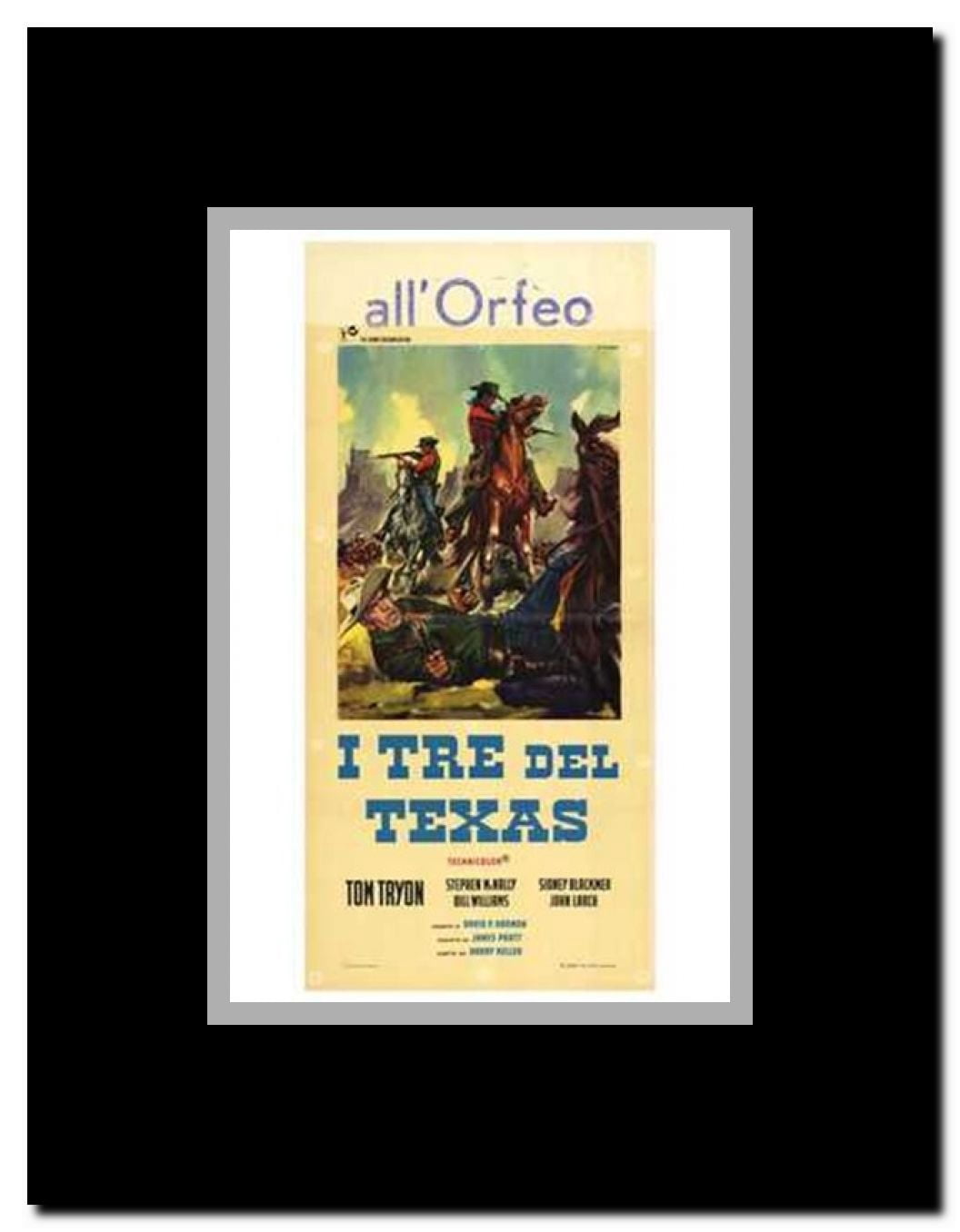 Texas John Slaughter: the Man from Bitte Framed Movie Poster