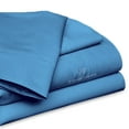 thumbnail image 1 of Js sanders Texas King 80X98 4pc Sheet Set 100% Egyptian Cotton 800 Thread Count Breathable & Soft Cooling Hotel Sheets Machine Washable and Fits up to 15'' Deep Pocket Mediterranean Blue, 1 of 7
