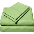thumbnail image 1 of Texas King Size Bed Sheet Set 4 Piece, 400 Thread Count, 12" Deep Pocket, 100% Egyptian Cotton, Sateen Finish, Extra Soft and Luxury - Sage Solid., 1 of 6