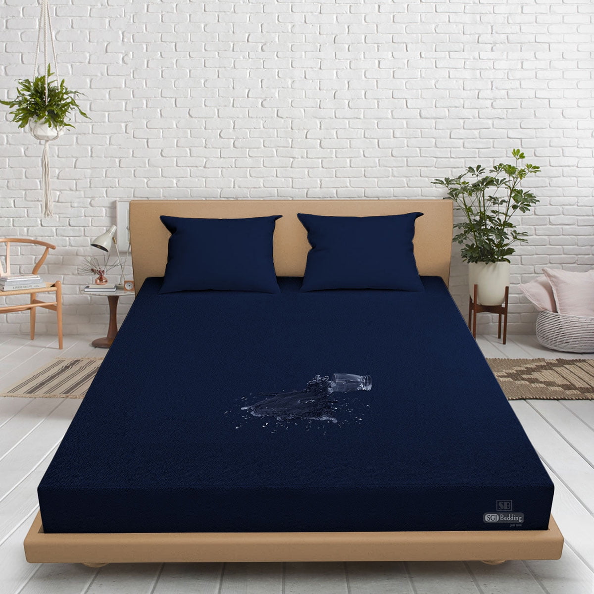 Silkyrest Waterproof Mattress Protector King Size - Cotton Terry Surface, 6-18" Deep Pocket, Machine Washable - View #5