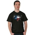 thumbnail image 1 of Texas Large Funny Distressed TX Flag Men's Graphic T Shirt Tees Brisco Brands S, 1 of 4