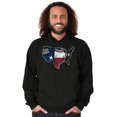 thumbnail image 1 of Texas Large Funny Distressed TX Flag Unisex Plus Fleece Graphic Hoodie Brisco Brands 2X, 1 of 5