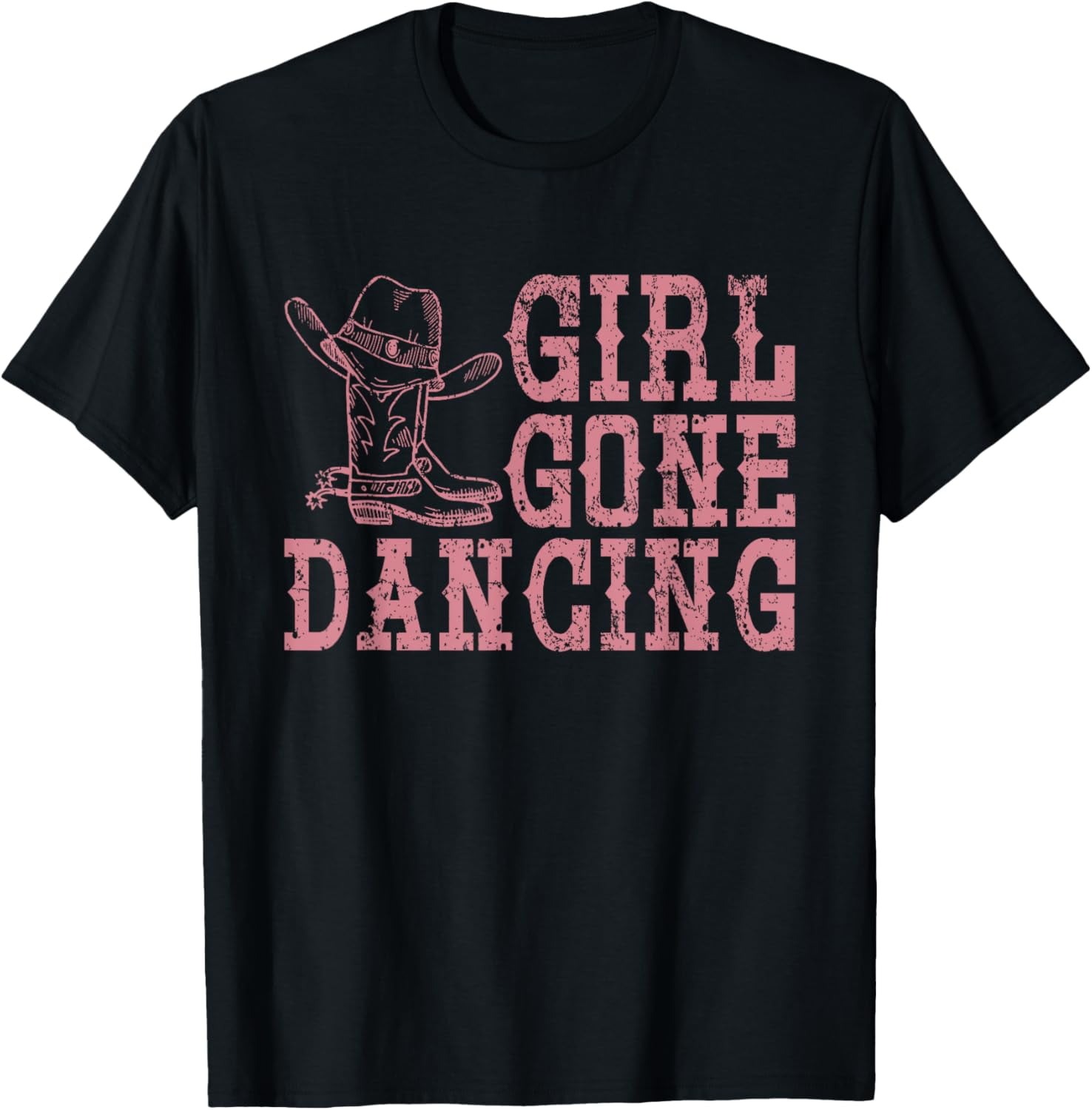 Texas Line Dancing Rodeo Cowboy Gift Line Dance T-Shirt - Walmart.com