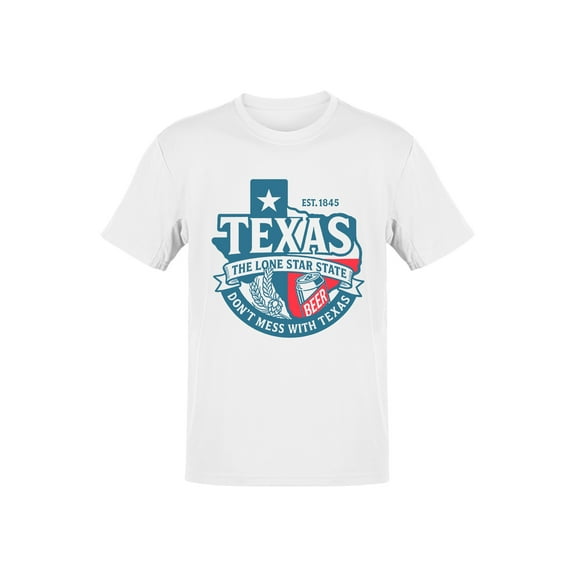 Texas Lone Star Beer Emblem Men's T-shirt