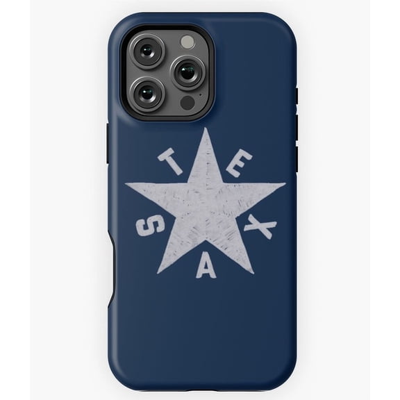 Texas Lone Star Rustic Design H1322 Slim Protective Case for iPhone 17 16 15 14 13 12 11 Pro Max