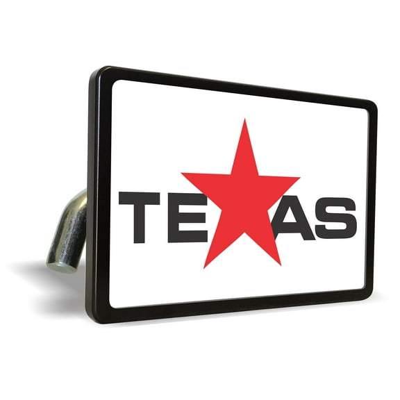 Texas - The Lone Star State (Color Design) - Premium QuaIity Anodized Billet Aluminum Laser Engraved UV Resistant Metal Trailer/Tow Hitch Cover for 2" Receivers, Luxury Product for Truck, SUV or Car
