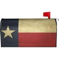 thumbnail image 1 of Texas Lone Star State Flag Pattern Magnetic Mailbox Cover Waterproof MailWraps Letter Box Cover for Garden Yard Outdoor Decor Standard Size - 21 x 18 in, 1 of 6