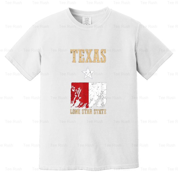 Texas Lone Star State Texan American Pride Gift, Funny, Heritage, Retro, Comfort Color T-Shirt Unisex, up to 4XL