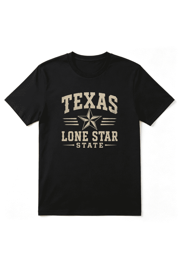 Texas Lone Star State Vintage Graphic Tee For Men And Women, Texas Pride Playful Cotton Short Sleeves T-Shirt