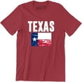 thumbnail image 1 of Texas - Lone Star United States Flag Austin Houston Men's Gift Tee, 1 of 4