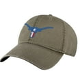 thumbnail image 1 of Texas Longhorn Baseball Cap – Embroidered TX Bull Flag Hat – Lone Star State Dad Cap (Army), 1 of 10