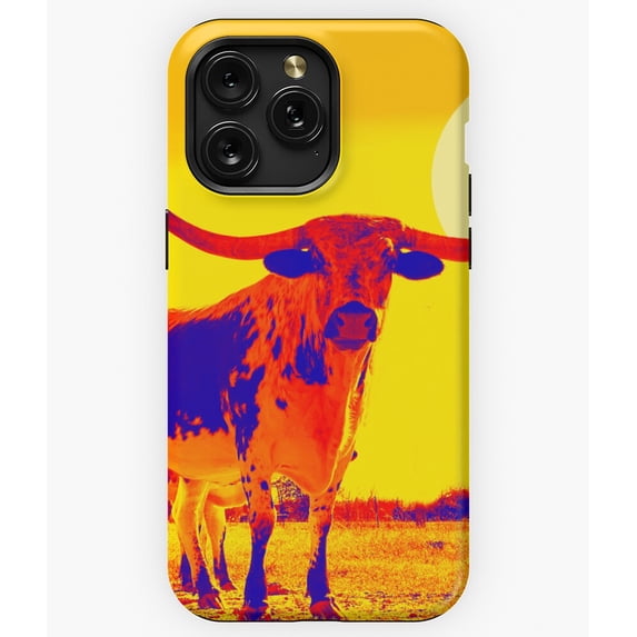 Texas Longhorn Bull Cattle Steer Farm G7482 Phone Case for iPhone17 16 15 14 13 12 11 Pro Max