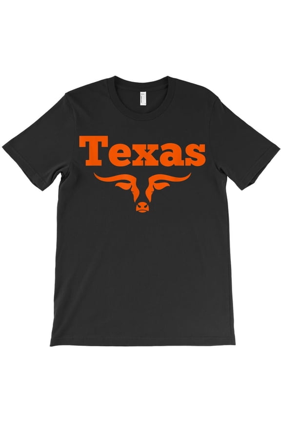 Texas Longhorn Funny Vintage Texas Longhorn Bull Retro TX Graphic H35912 Unisex T-Shirt, Up to 5XL Available