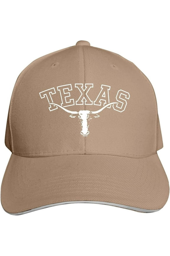 Texas Longhorn Lone Star State Texas Strong Hat Baseball Cap Duck Tongue Cap Outdoor Cap Fashion Natural Unisex Adjustable
