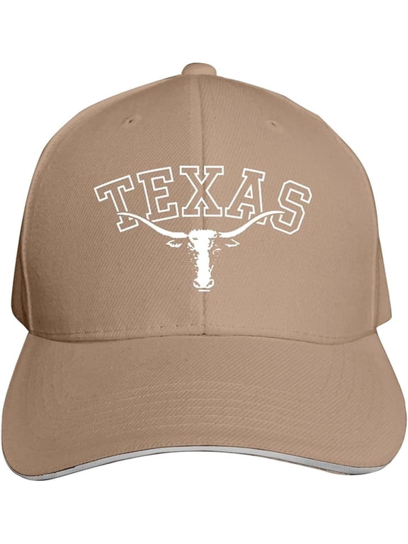 Texas Longhorn Lone Star State Texas Strong Hat Baseball Cap Duck Tongue Cap Outdoor Cap Fashion Natural Unisex Adjustable