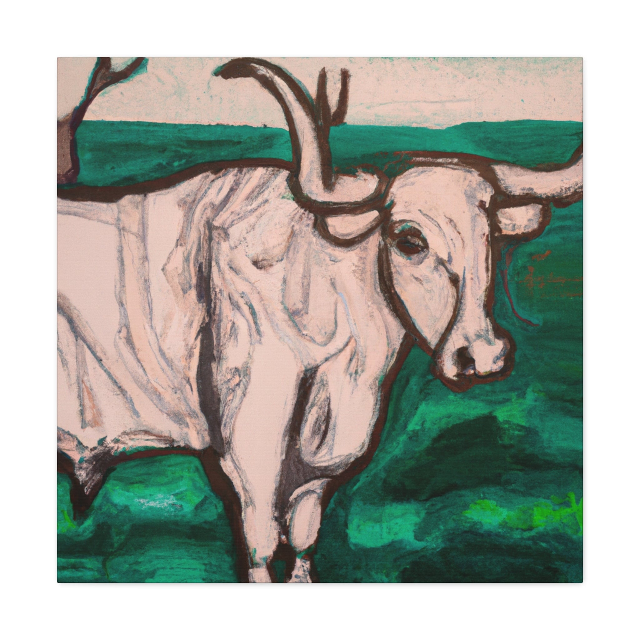 "Texas Longhorn Majesty" - Canvas - Walmart.com