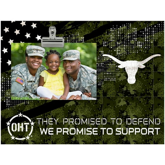 Texas Longhorns 10'' x 10'' Operation Hat Trick Clip Frame