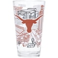 thumbnail image 1 of Texas Longhorns 16oz. Campus Line Art Pint Glass, 1 of 2