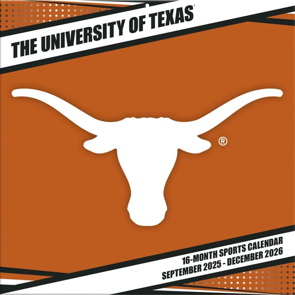 Texas Longhorns 2026 16M Turner Wall Calendar - Pf