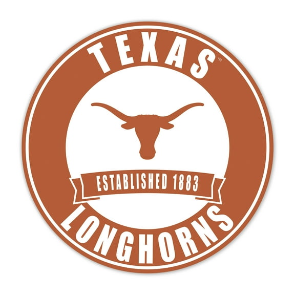 Texas Longhorns 24" Circle with Banner