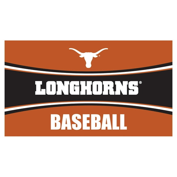 Texas Longhorns 28" x 16" Baseball Trapper Door Mat