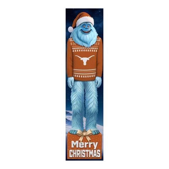 Texas Longhorns 48" Yeti Christmas Leaner