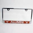 thumbnail image 1 of Texas Longhorns Alumni Metal License Plate Frame W/domed Insert - Orange Background, 1 of 1