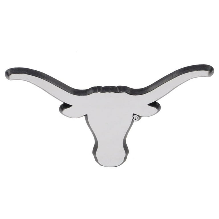 University of Texas Reflective Chrome 3-D Decal Sticker University of Texas Reflective Chrome 3-D Decal Sticker