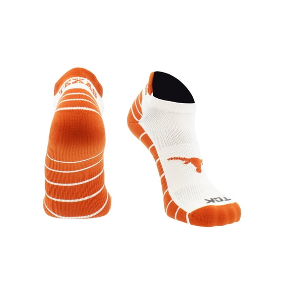 Texas Longhorns Golf Socks with Tab (White/Burnt Orange, Large)