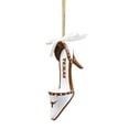 thumbnail image 1 of Texas Longhorns High Heeled Shoe Ornament, 1 of 7