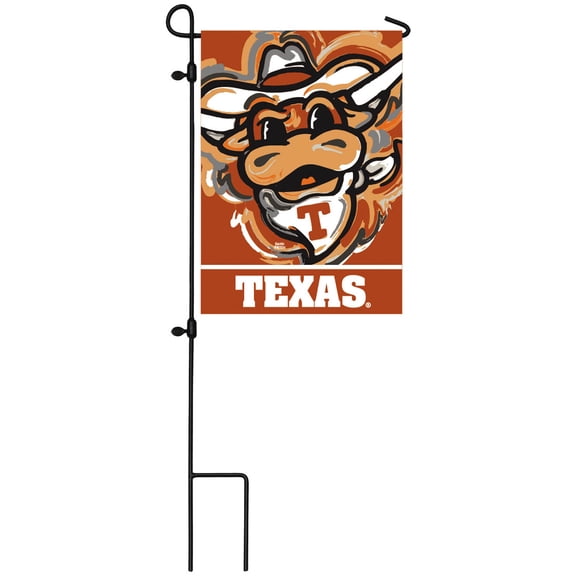 Texas Longhorns Justin Patten Designed Double-Sided Garden Flag