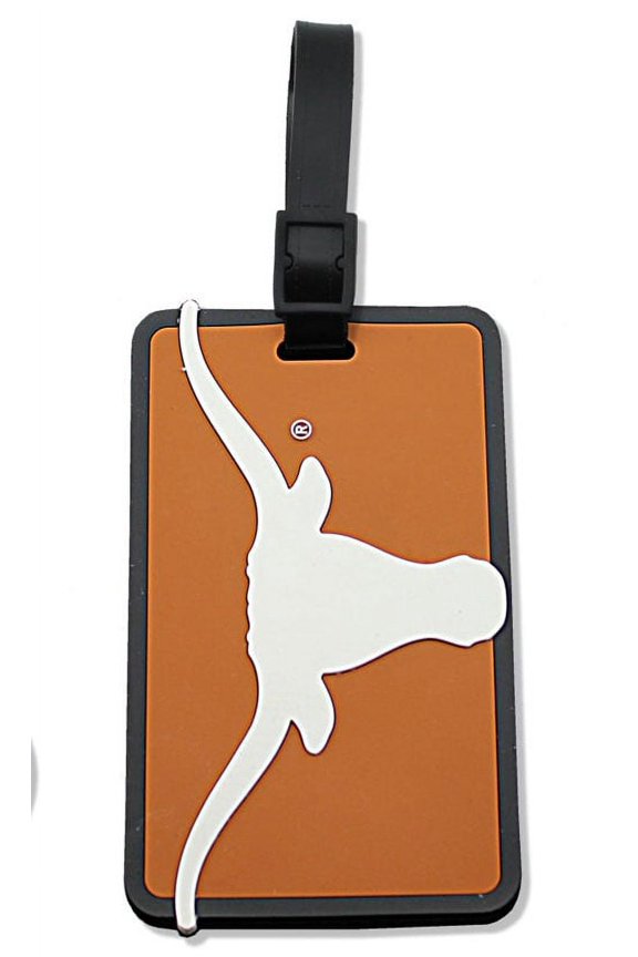 Texas Longhorns Luggage Tag - Texas Orange