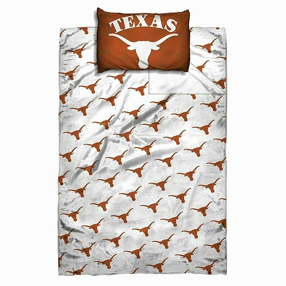 Texas Longhorns NCAA Licensed 4 Piece Full Sheet Set