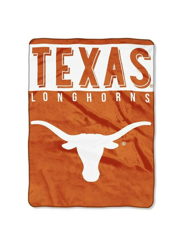 Texas Longhorns Royal Plush Raschel Throw Blanket 60x80