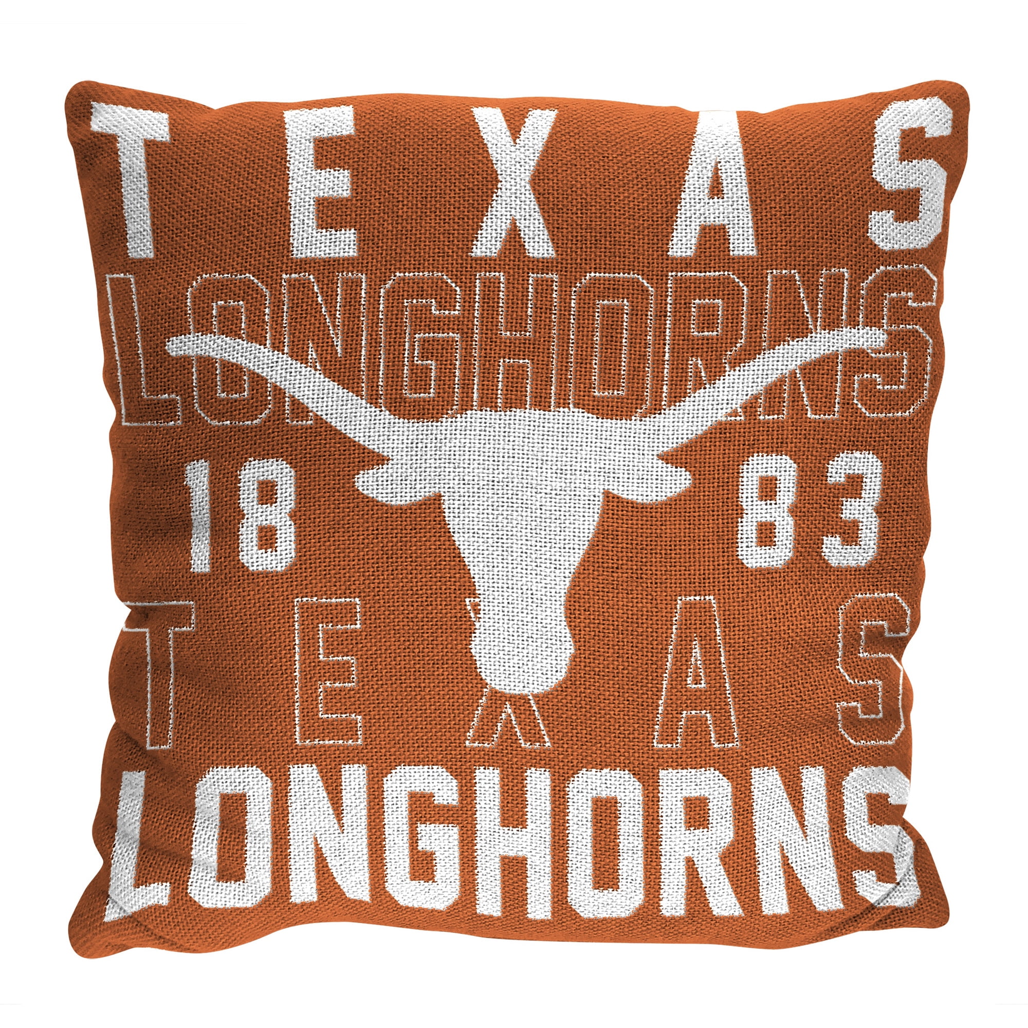 Housses Appui-tête Texas Longhorns - Lot De 2 - Brodées Logo Et Nom - Élastique Ajustable