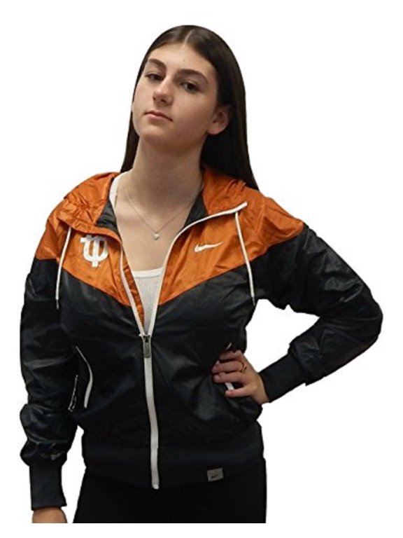 Texas Longhorns Women Nike College Vault Full Zip Wind runner Jacket Windbreaker (Size Medium)