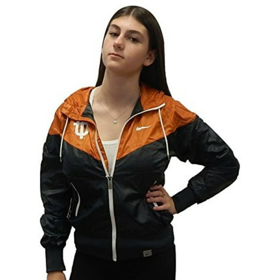 Texas Longhorns Women Nike College Vault Full Zip Wind runner Jacket Windbreaker (Size Medium)