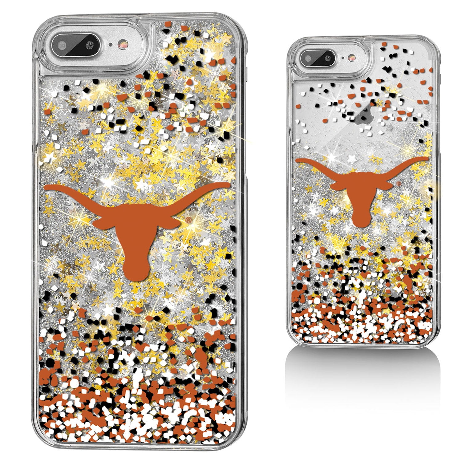 Texas Longhorns iPhone Glitter Confetti Design Case - Walmart.com