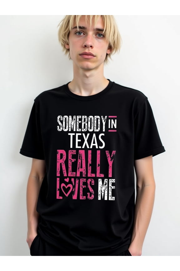 Texas Love T-Shirt Men funny t shirts black elegant limited edition Comfortable activewear, perfect for gifts Original Unisex Shirt Cotton tshirts