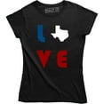 thumbnail image 1 of Texas Love Texas Shape Home State Pride Texan USA Tee Shirt, 1 of 4