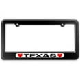 thumbnail image 1 of Texas Love with Hearts License Plate Frame, 1 of 1