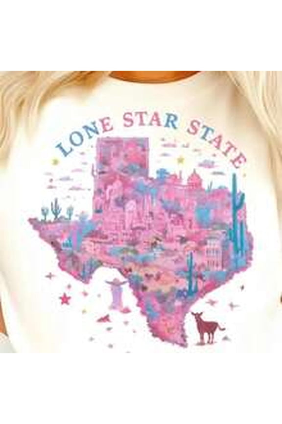 Texas Map , Lone Star State , Western Art , Desert Scene , Ctus Landspe , Texas Pride , Rustic Texas , Travel .